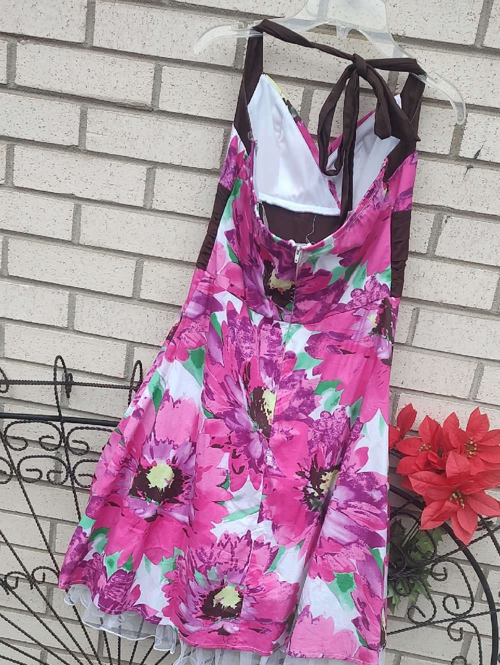 Pink/White Flower Dress - Picture 8 of 10